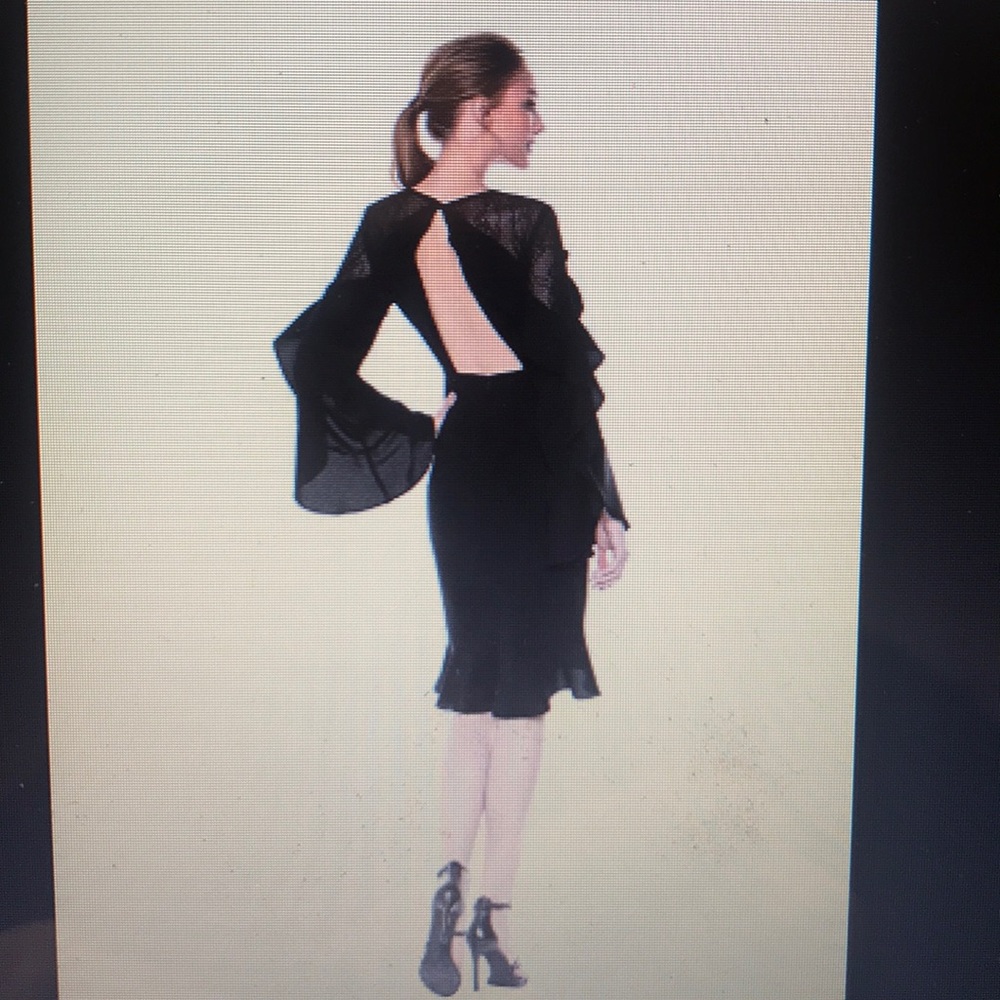 BCBG - Delaney Lace Inset Dress NWT Sz8 Black
